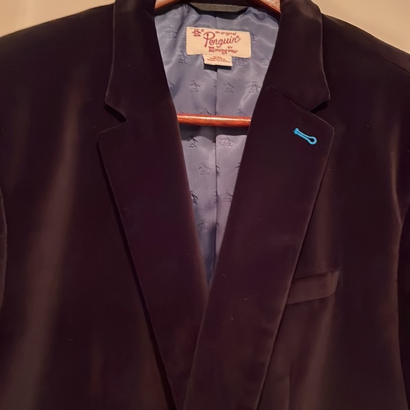 Original Penguin Men’s Velvet Jacket in XXL (EEG/2TG) - Picture 2 of 3